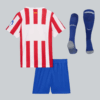 Atletico Madrid Home Kids Soccer Jerseys Full Kit 2025/26 -2