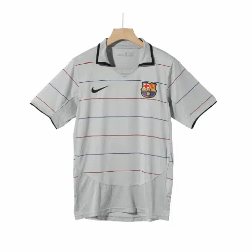 Vintage Soccer Jersey Barcelona Away 2003/04