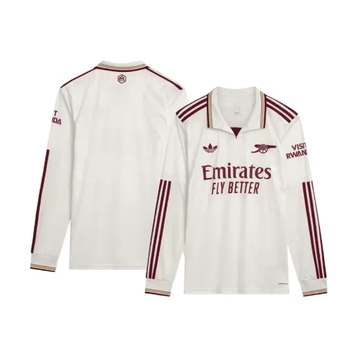 Arsenal Third Away Long Sleeve Soccer Jersey 2025/26