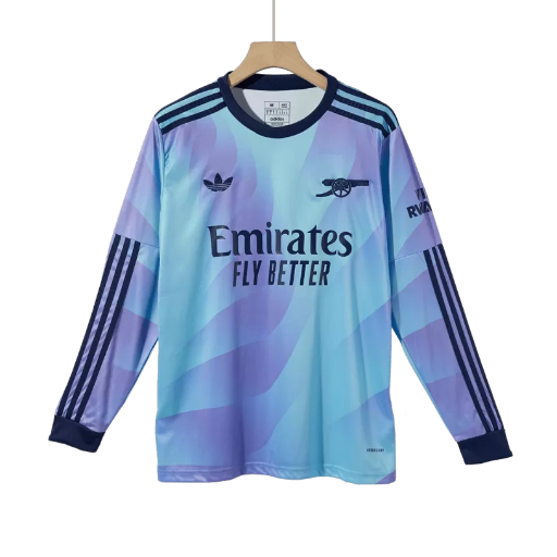 Arsenal Third Away Long Sleeve Soccer Jersey 2024/25 -3