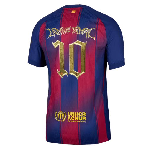 LAMINE YAMAL #10 Barcelona Home Authentic Jersey 2025/26 Kopa Trophy Edition -3