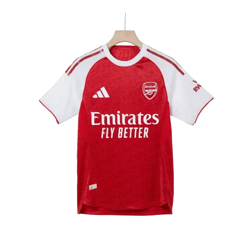 SALIBA #2 Arsenal Home Authentic Soccer Jersey 2025/26 - SoccerKit