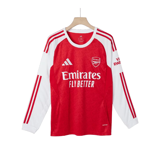 Arsenal Home Long Sleeve Soccer Jersey 2025/26
