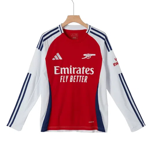 Camiseta de fútbol de primera equipación del Arsenal de manga larga 2024/25 -4