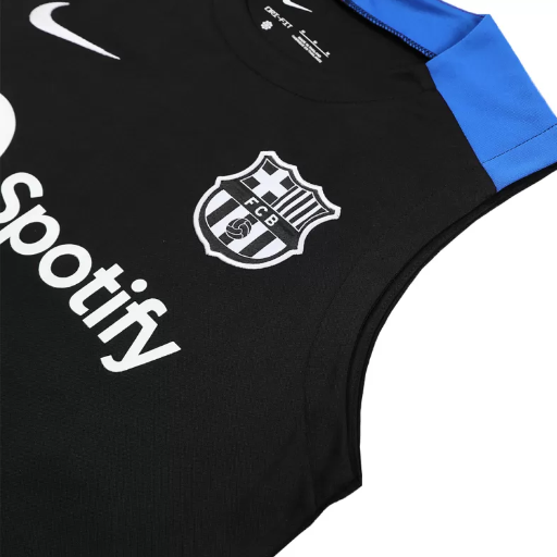 Top sin mangas Pre-Match Barcelona 2024/25 Negro -4