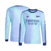 Arsenal Third Away Long Sleeve Soccer Jersey 2024/25 -4