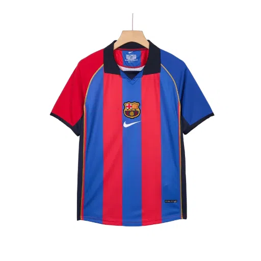 Maillot de football vintage Barcelona domicile 2001/02-2