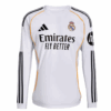 Real Madrid Home Long Sleeve Soccer Jersey 2025/26