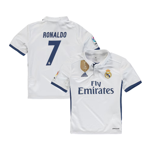 Kids Cristiano Ronaldo Real Madrid Jersey