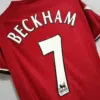 camiseta de fútbol de david beckham del manchester united 1999