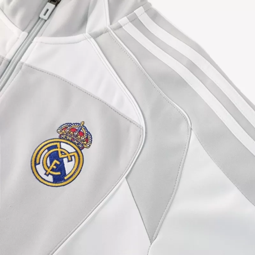 Chaqueta de pista local del Real Madrid 2025/26 - Gris-3