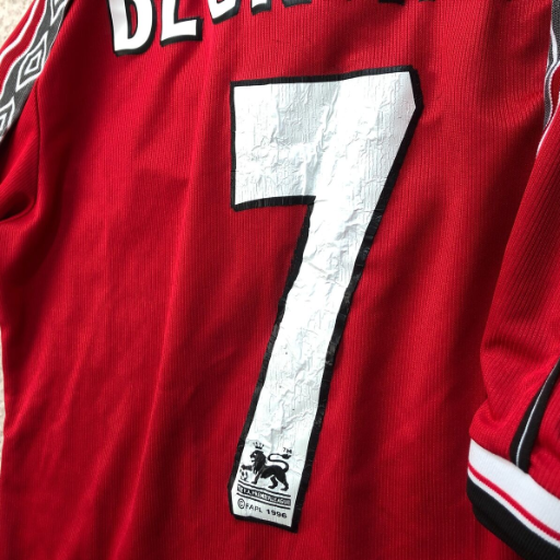 david beckham manchester united jersey 1996-3