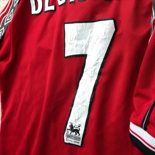 camiseta de fútbol de david beckham del manchester united 1996-3