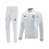 Real Madrid Home Jacket Tracksuit 2025/26 Gray-1