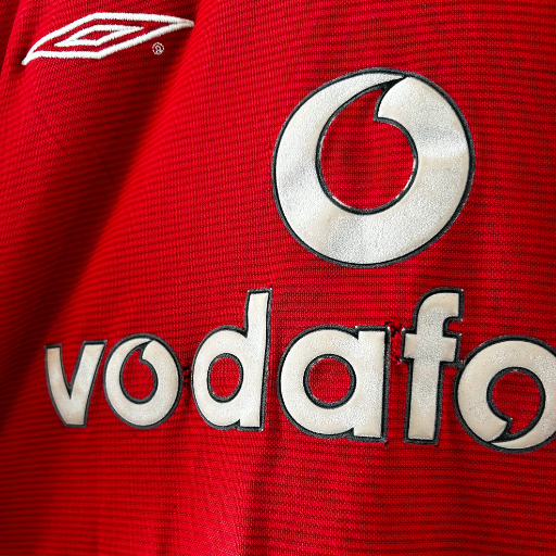 david beckham manchester united jersey 2001-2