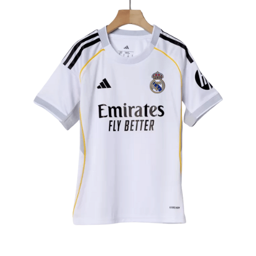 Real Madrid Home Kids Soccer Jerseys Full Kit 2025/26