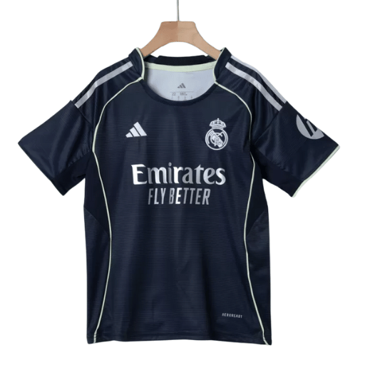 Real Madrid Away Kids Soccer Jerseys Full Kit 2025/26