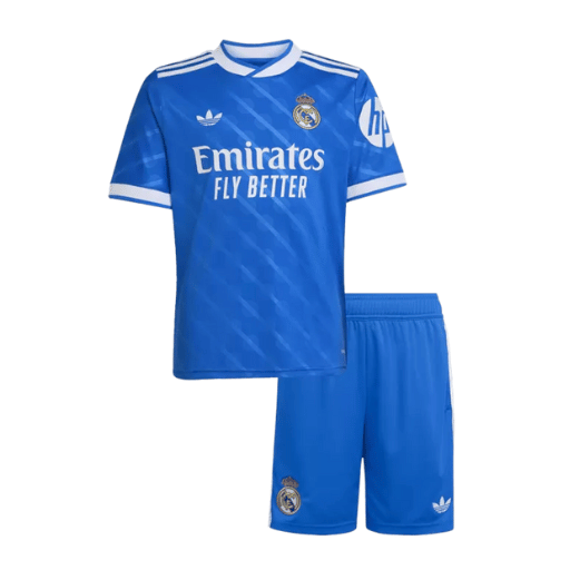 Real Madrid Third Away Kids Soccer Jerseys Kit 2025/26