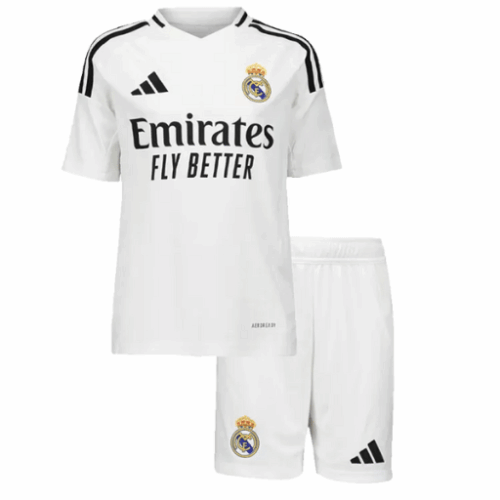Real Madrid Home Kids Soccer Jerseys Kit 2024/25