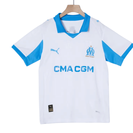 Marseille Home Kids Soccer Jerseys Kit 2025/26