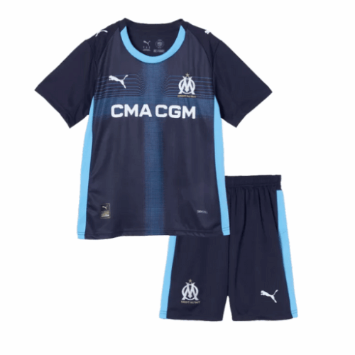 Marseille Away Kids Soccer Jerseys Kit 2025/26