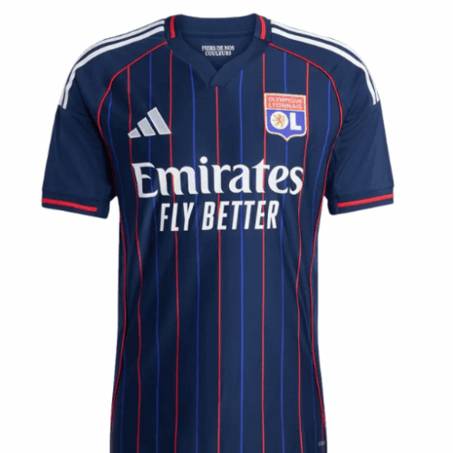 Olympique Lyonnais Away Authentic Soccer Jersey 2025/26