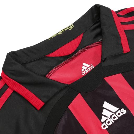 Maillot de football vintage AC Milan Home Manches longues 2006/07