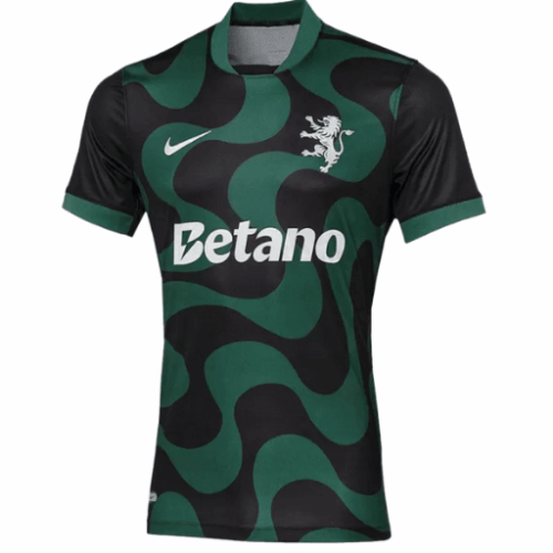 Sporting CP Alternative Soccer Jersey 2025/26 Black Sporting CP Alternative Soccer Jersey 2025/26 Black