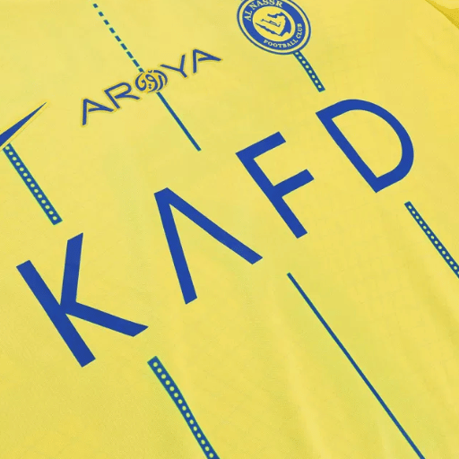 Kit de maillots de football pour enfants RONALDO #7 Al Nassr Home 2024/25