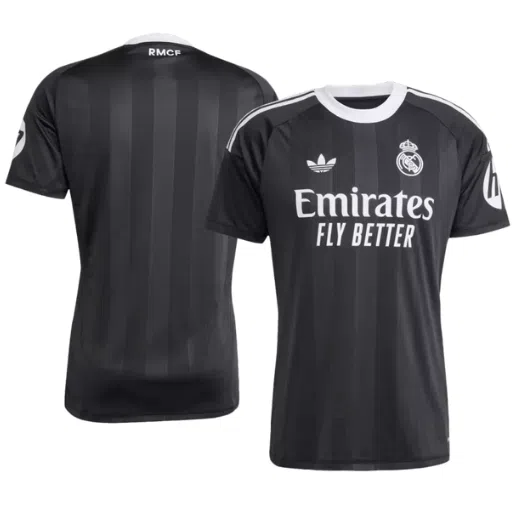 Real Madrid Goalkeeper Soccer Jersey 2025/26 Black