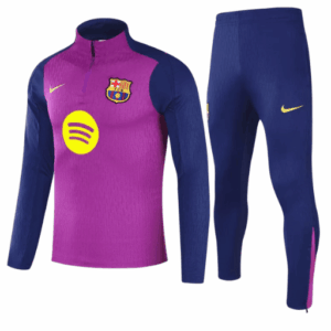 Barcelona 1/4 Zip Tracksuit 2025/26 Purple