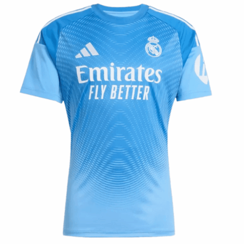 Real Madrid Goalkeeper Soccer Jersey 2025/26 Blue Real Madrid Goalkeeper Soccer Jersey 2025/26 Blue