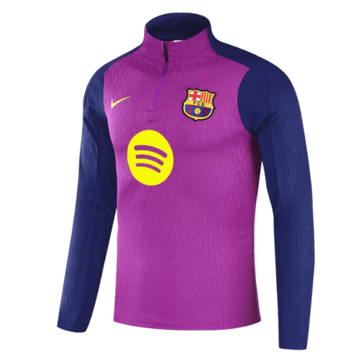 Barcelona 1/4 Zip Tracksuit 2025/26 Purple