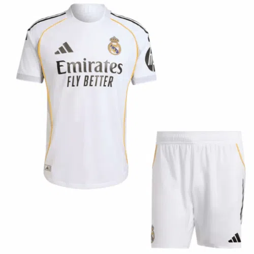 Kit de camisetas auténticas del Real Madrid Home 2025/26