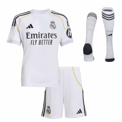 Real Madrid Home Jerseys Full Kit 2025/26