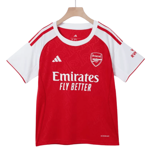 Kit de maillots de football pour enfants Arsenal Home 2025/26