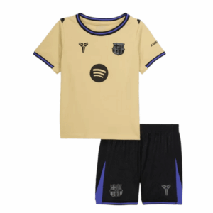 Kit de maillots de football pour enfants Barcelona Away 2025/26
