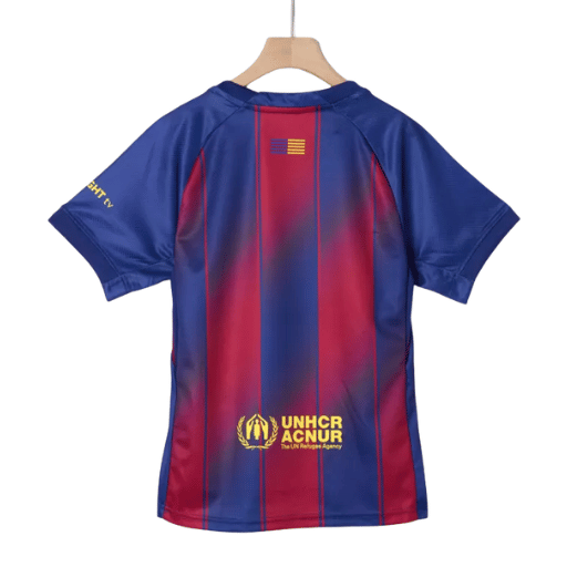 Maillots de football pour enfants Barcelona Home Kit complet 2025/26