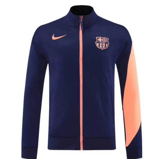 Combinaison de suivi de veste de Barcelone 2025/26 Navy&Orange
