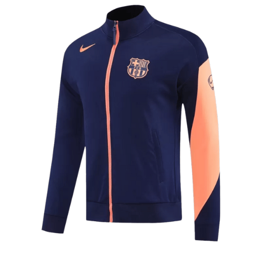 Combinaison de suivi de veste de Barcelone 2025/26 Navy&Orange