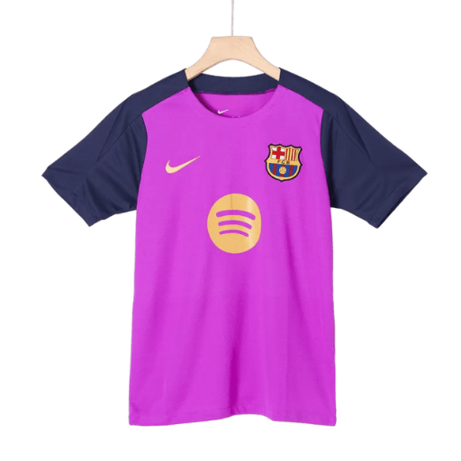 Maillot de football d'avant-match de Barcelone 2025/26 violet