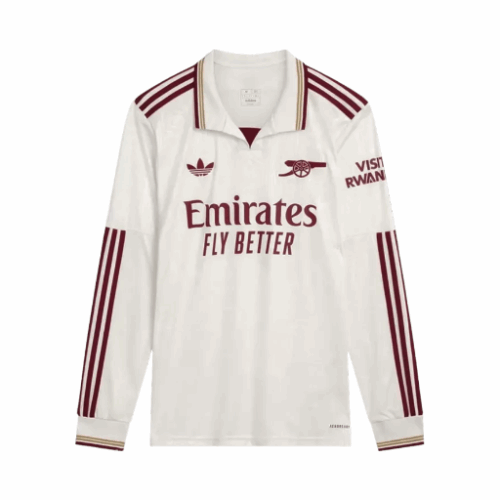 Arsenal Third Away Long Sleeve Soccer Jersey 2025/26
