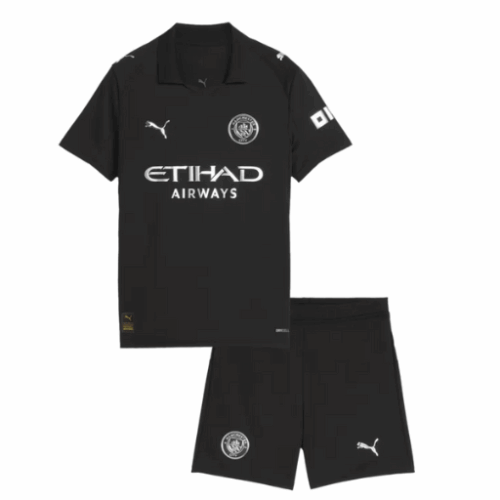 Manchester City Away Kids Soccer Jerseys Kit 2025/26 Manchester City Away Kids Soccer Jerseys Kit 2025/26