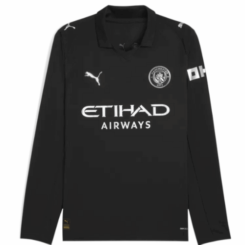 Manchester City Away Long Sleeve Soccer Jersey 2025/26