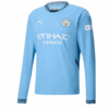 Manchester City Home Long Sleeve Soccer Jersey 2024/25
