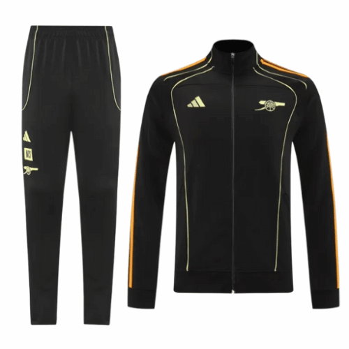 Arsenal Jacket Tracksuit 2025/26 Black