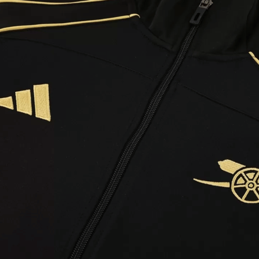 Arsenal Jacket Tracksuit 2025/26 Black