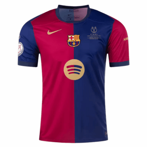 Barcelona Home Soccer Jersey 2024/25 - Copa del Rey Final