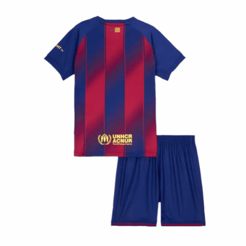 Barcelona Home Kids Soccer Jerseys Kit 2025/26
