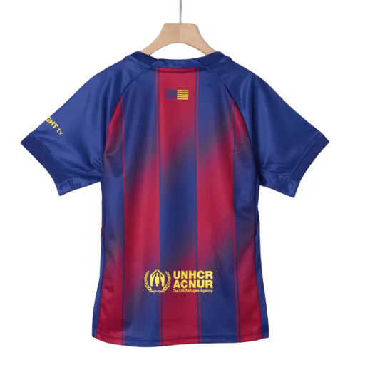 Barcelona Home Kids Soccer Jerseys Kit 2025/26